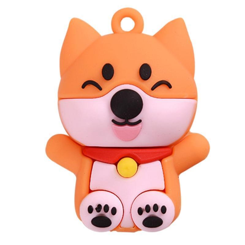 Cute Cartoons Shiba Inu Car Key Chain Charm Puppy Bag Handbag Wallet Charms