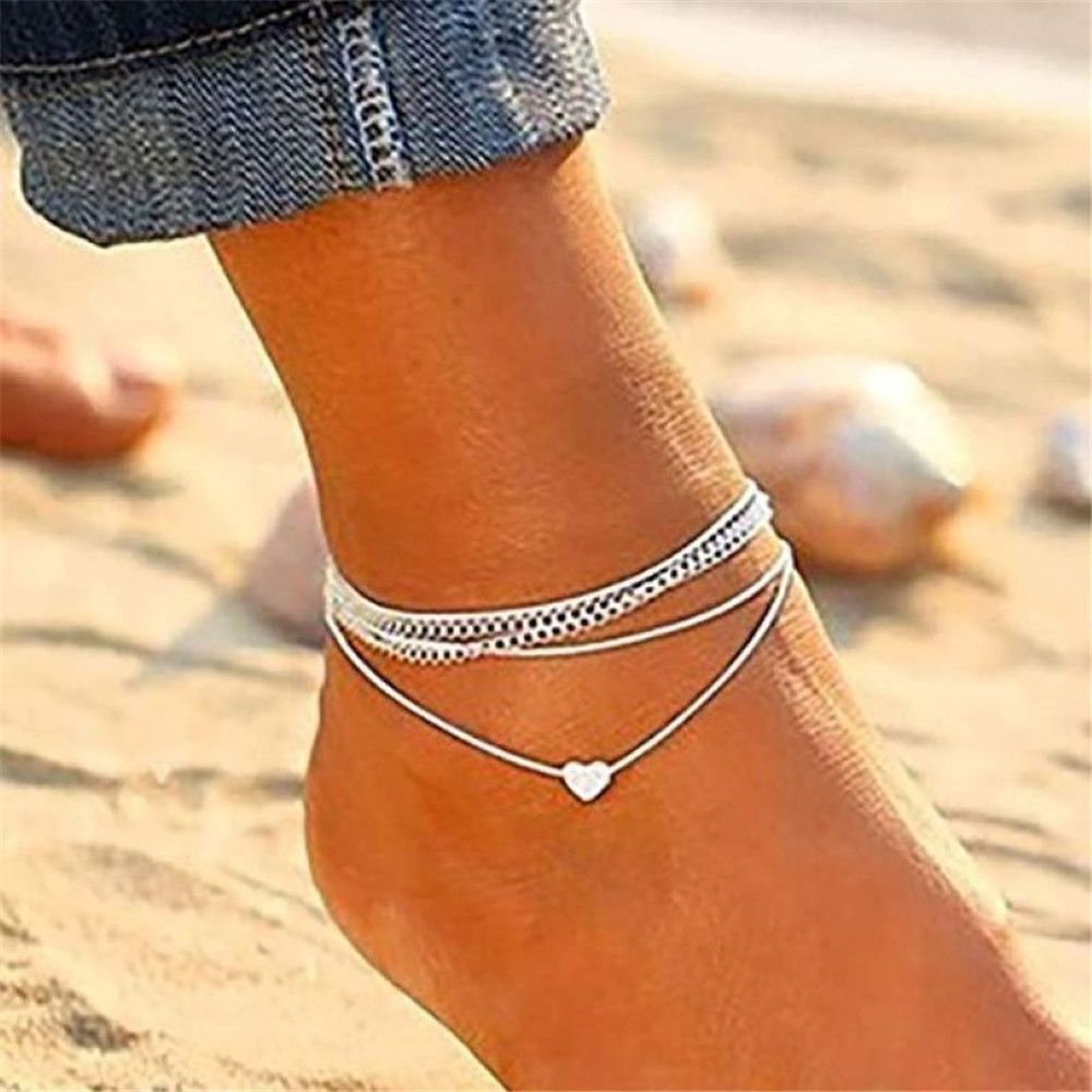 for Women Beach Summer Feet Jewelry Anklets Foot Bracelets Women Plated Anklet