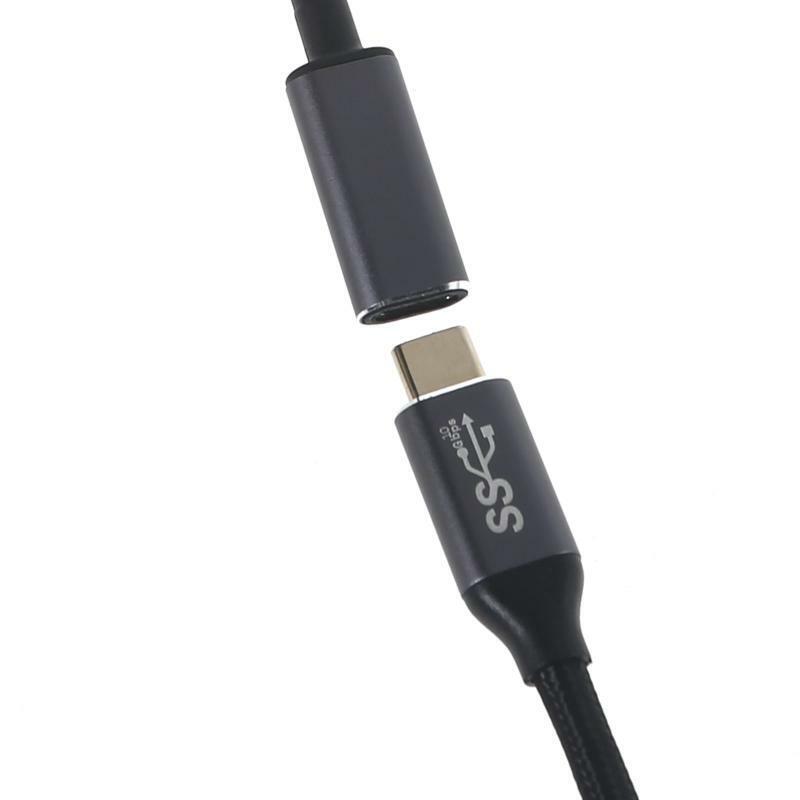100W USB Type C 90 Degree 5.5x1.7 mm Male Power Charging Cable for Acer 19V3.42A