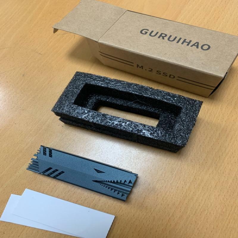 Aluminum M.2 SSD Hard Drive Radiator Double Side Cooling PCIE NVME 2280 Heatsink