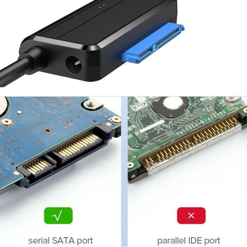 USB 3.0 Sata III Hard Drive Adapter Cable, Sata to USB Cable for  2.5 in 3.5 in