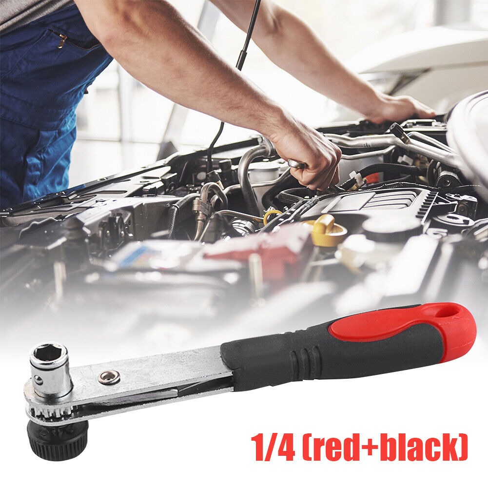 Semi-Automatic Double-Headed Ratchet Grip Spanner Screwdriver Bit Wrench