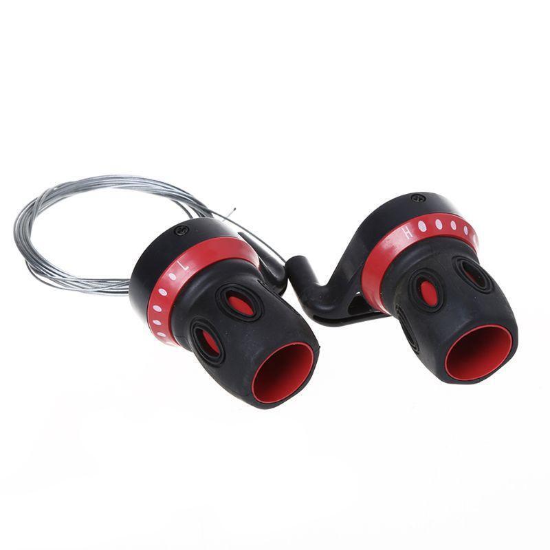 1 Pair Derailleur Grips Bicycle Lever Transmission Twist Grip Speed Change MTB