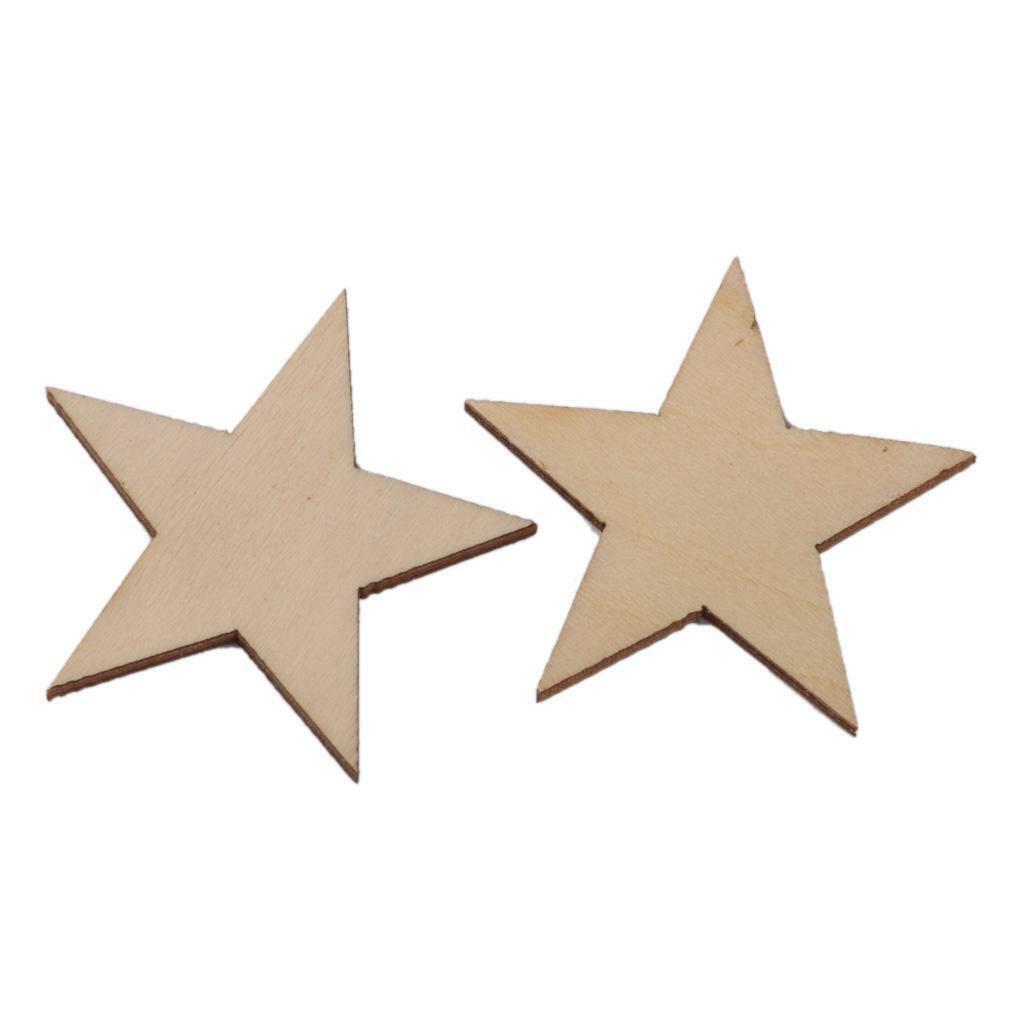 75x Wooden   Thicken   Embellishments Wedding Charms