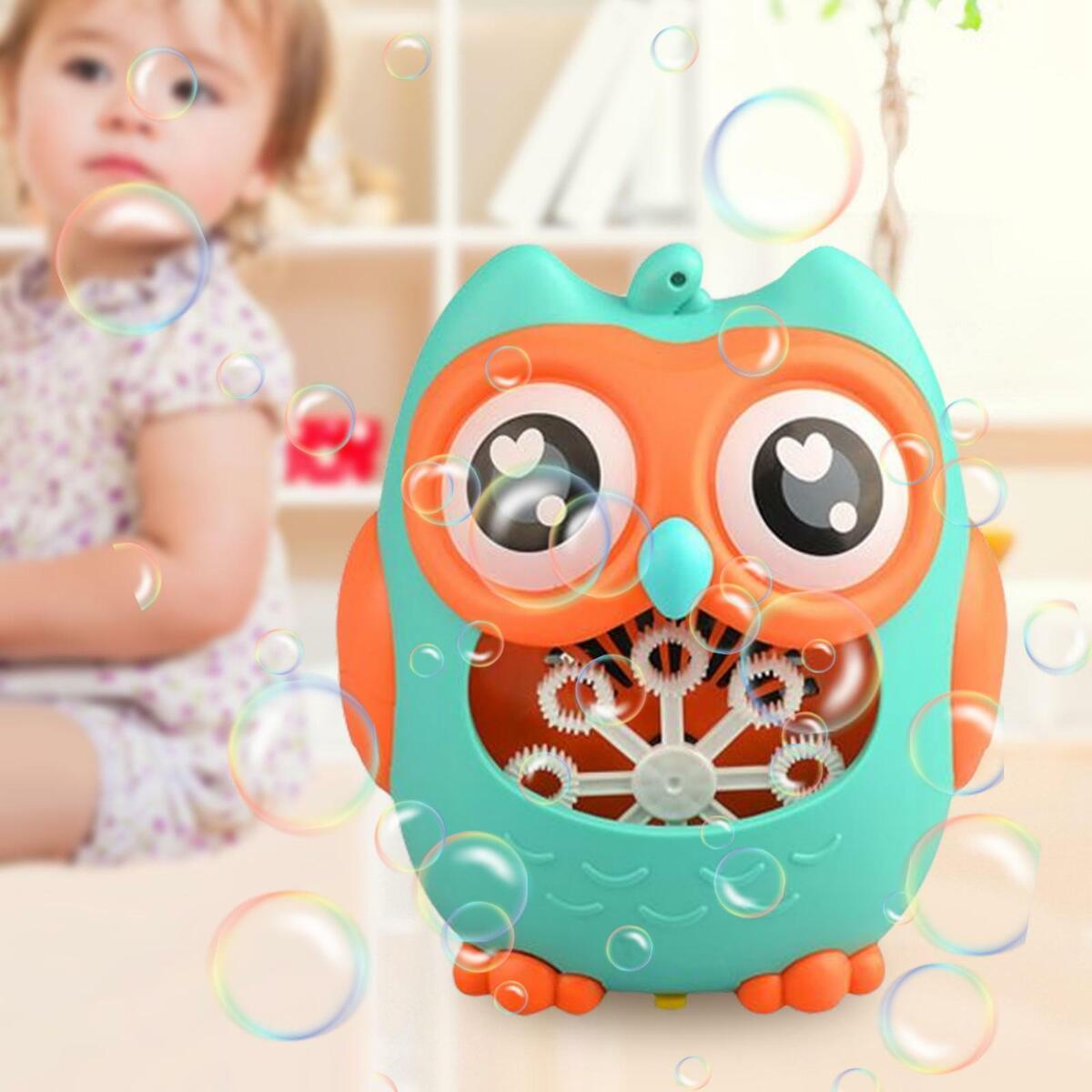 2Pcs Bubble Blower    Gift Battery Operated for Outdoor