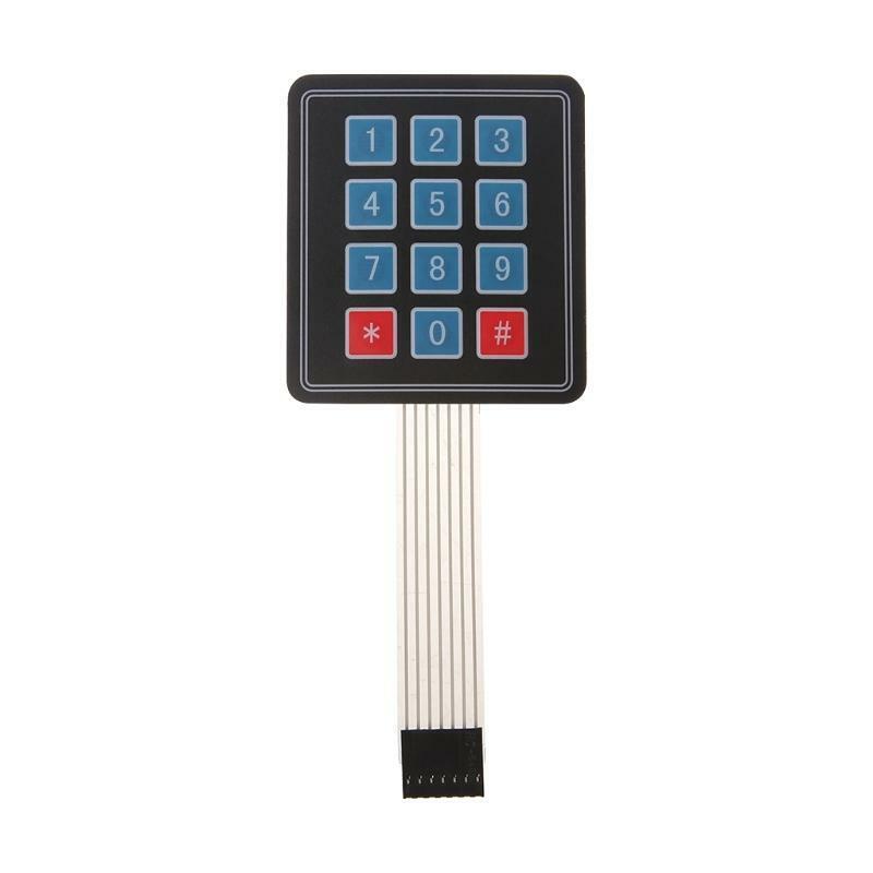 Matrix Array 12 Key Membrane Switch Keypad Keyboard For AVR 4 x 3