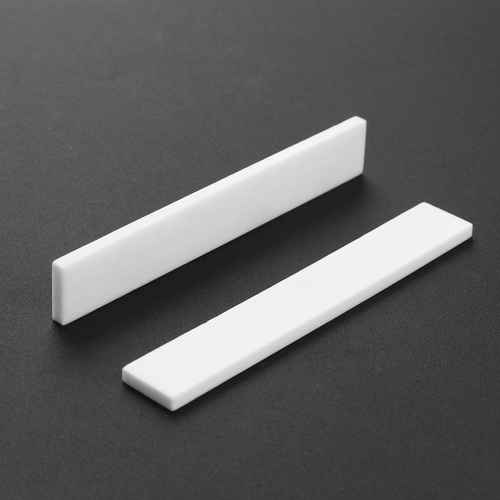 2pcs Buffalo Bone Guitar Bridge Saddle Blank for Classical Acoustic Guitar