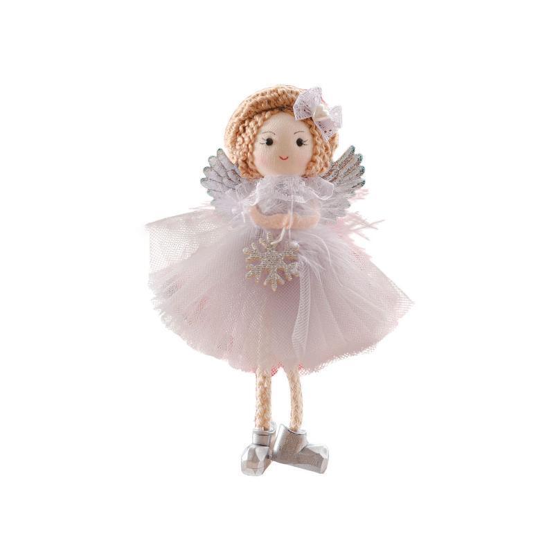 Wearing Hat Angel Christmas Tree Pendant Indoor Outdoor Garden Yard Decor