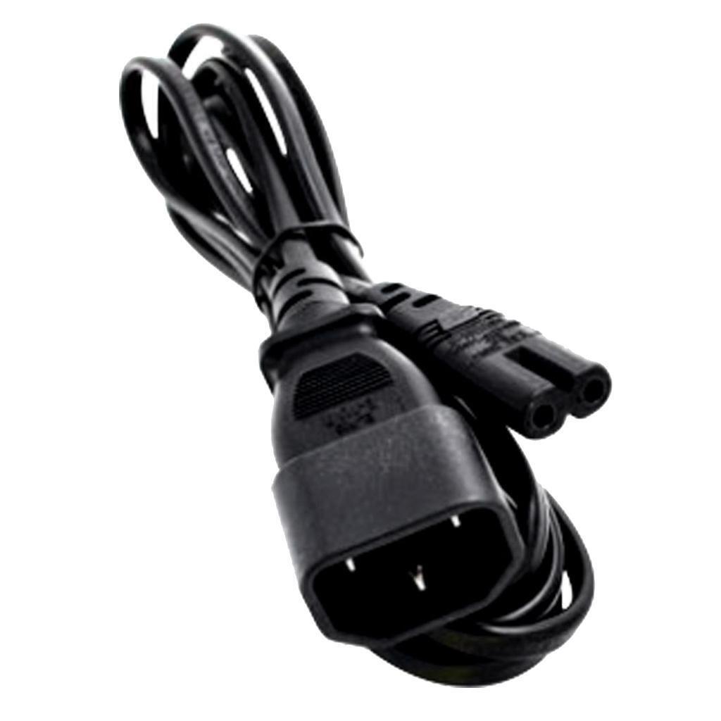 9.25 inch IEC 320 C14 to C7 F/M Computer AC Power Adapter Extension Cable