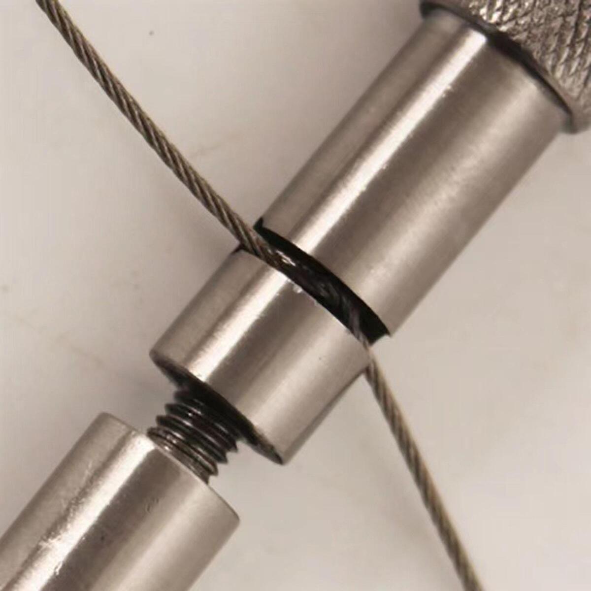 Manual Wire Saw Camping Chain Saw Dehorning Saw Handles and Wire for Outdoor