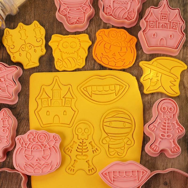 Cake Mold Halloween Theme Shape Food-grade Silicone Halloween Gift Cookies DIY