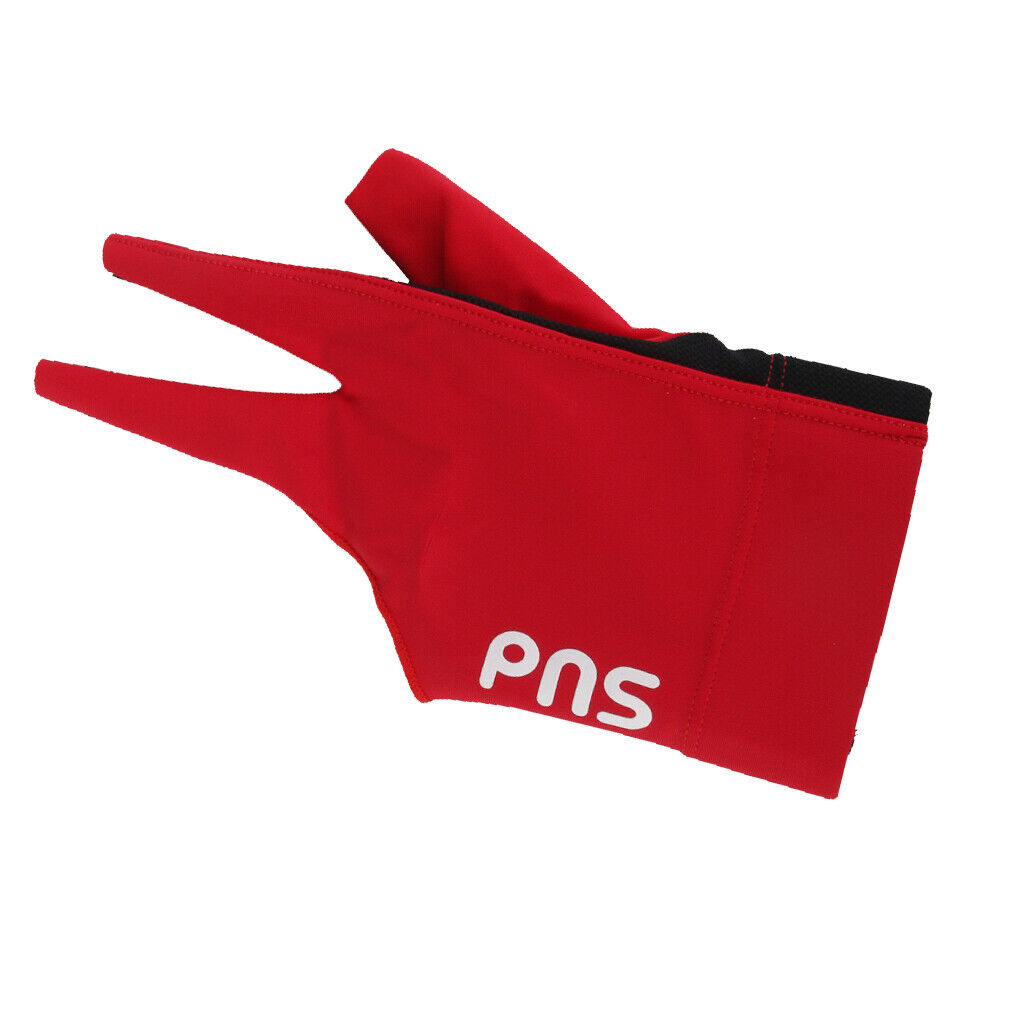 2Pcs Left Hand 3 Fingers Billiard Glove For Pool Cue Snooker Cue Accessories