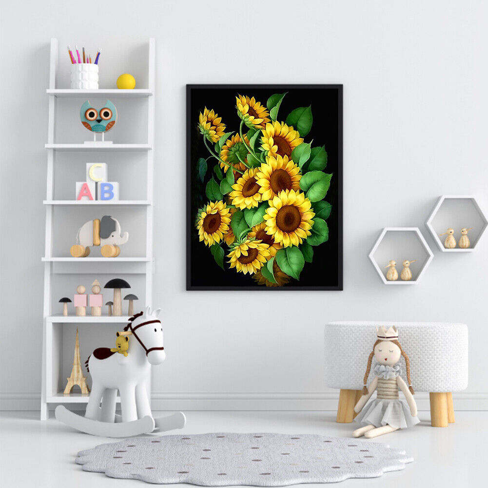 Diamond Painting 5D DIY sunflower Full Square Diamond Mosaic Art(ZQF8063)