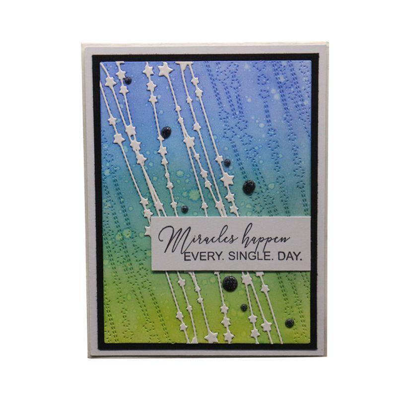 Meteor Metal Cutting Dies Stencil Scrapbooking DIY Album Stamp Paper Card Emboss