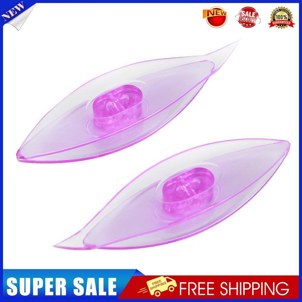 2pcs Plastic Tatting Shuttle Hand Tool for Lace Making DIY Craft(Purple)