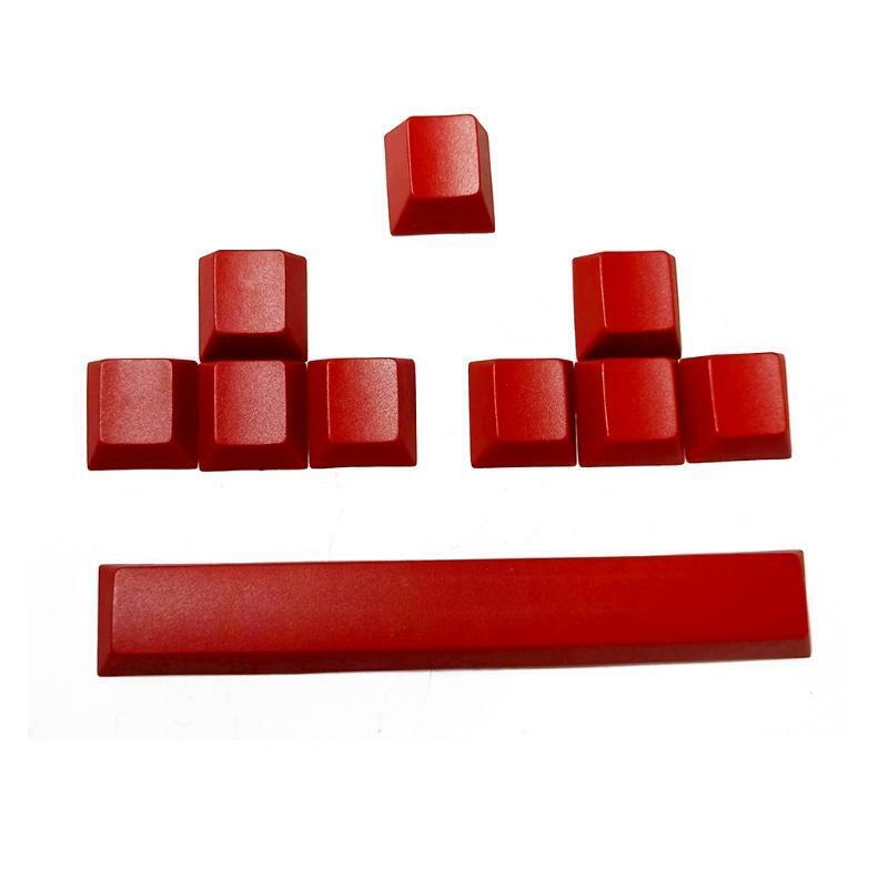 10 Keys/lot No Printed PBT Red Keycaps ESC WASD Direction Space Key Cap