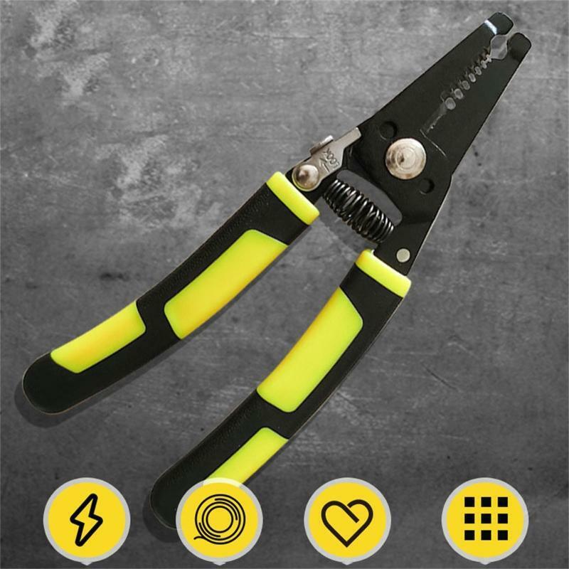 Professional Crimping Tool  9- inch Wire Stripper and Cutter for Wire/ Twist