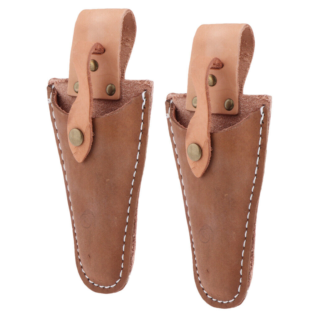 2Pcs  Pruning Shears Plier Protective Hanging Pouch Sheath