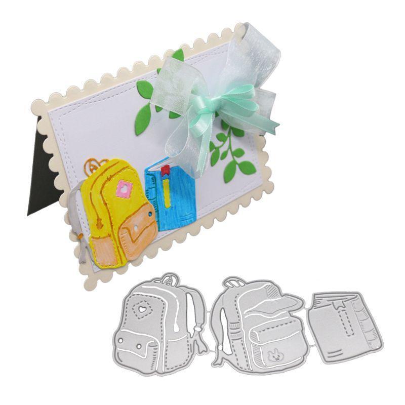 School Bag Backpack Metal Cutting Dies Stencil DIY Scrapbooking Album Stamp Card