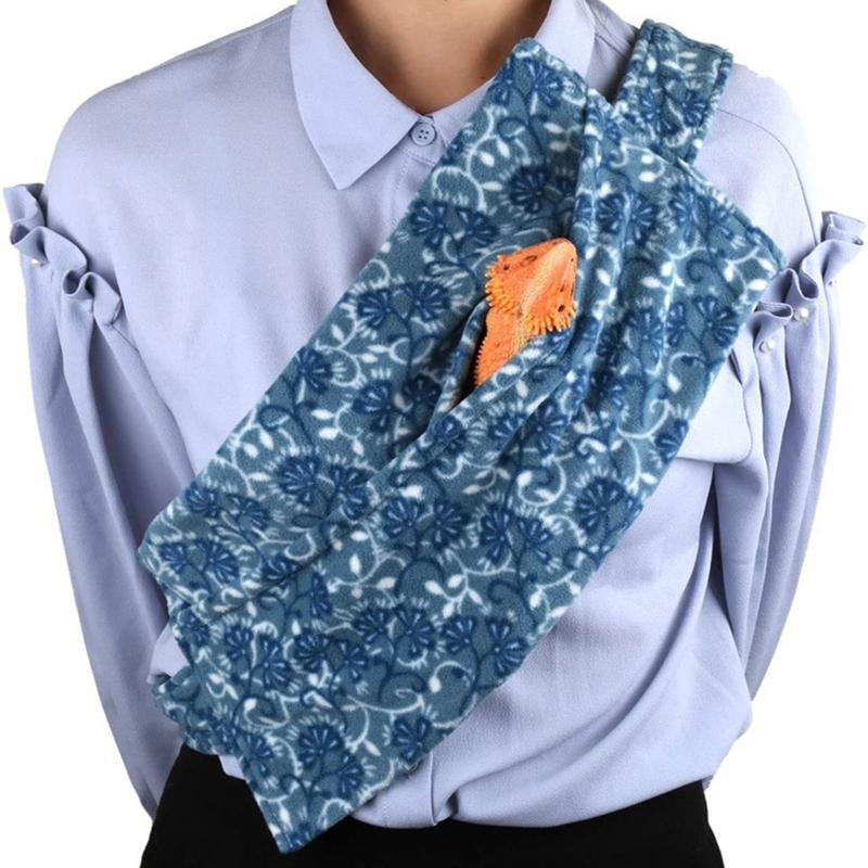 Pet Sling Carrier Warm Comfortable Hands-Free Sling Travel Bag Front Pouch