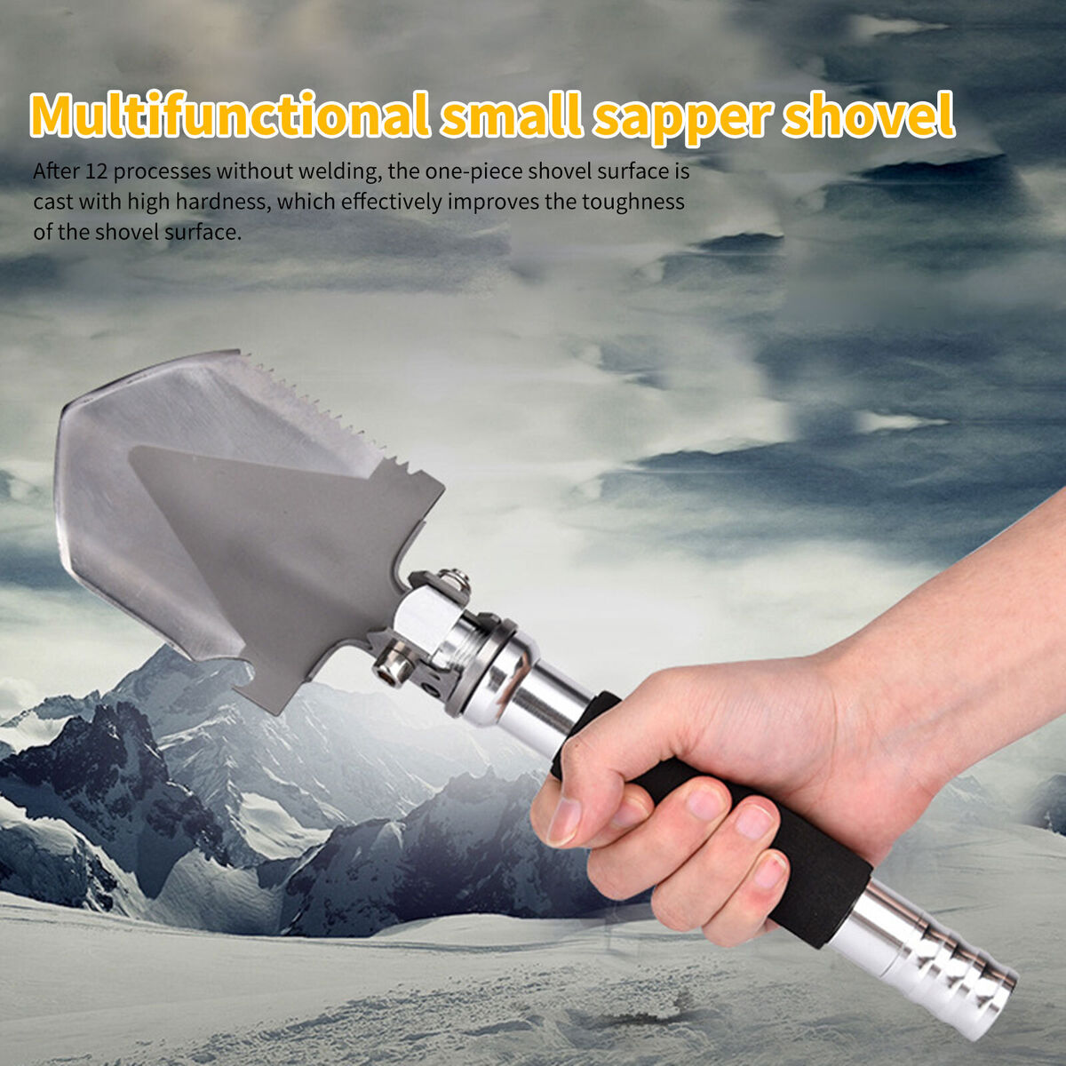 Folding Sapper Shovel - Mini Multifunctional Camping Survival Equipment