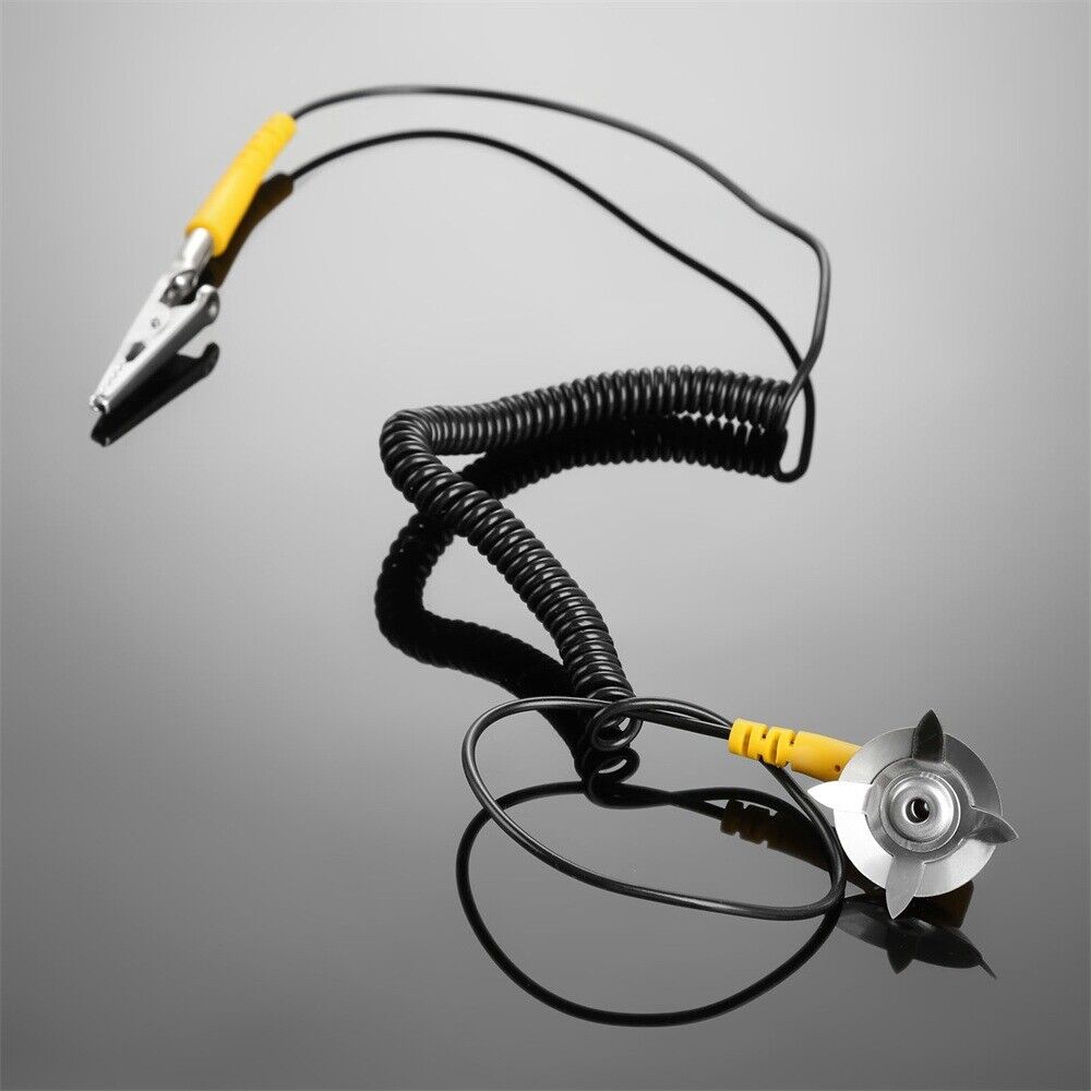 Professional Antistatic ESD Cord Clip Anti Static Mats Ground Wire Cord Safe
