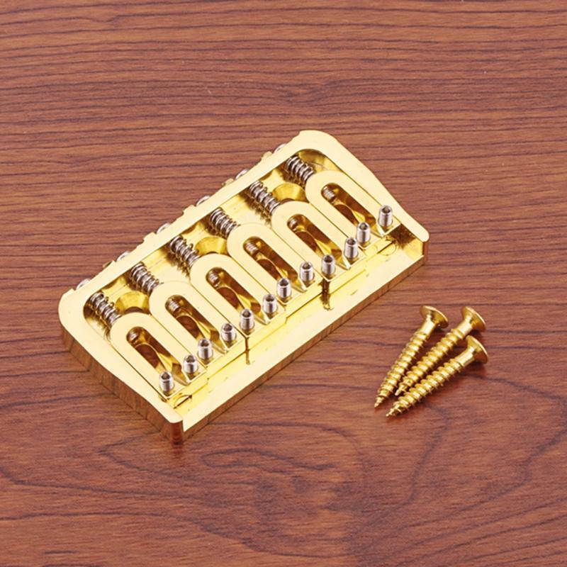 6/7 Strings Saddle Tailpiece for Strat SQ Electric Guitar Fixing Tremolo Bridge