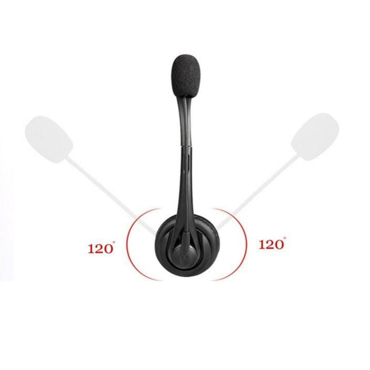Laptop/PC Headset with Microphone Call Center USB Single Sided Ear Headphones