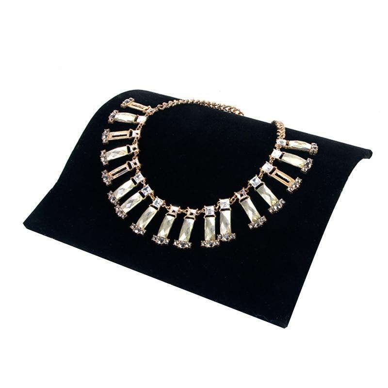 Black Velvet Necklace Bracelet Storage Display Rack Creative Women Pendant Tool