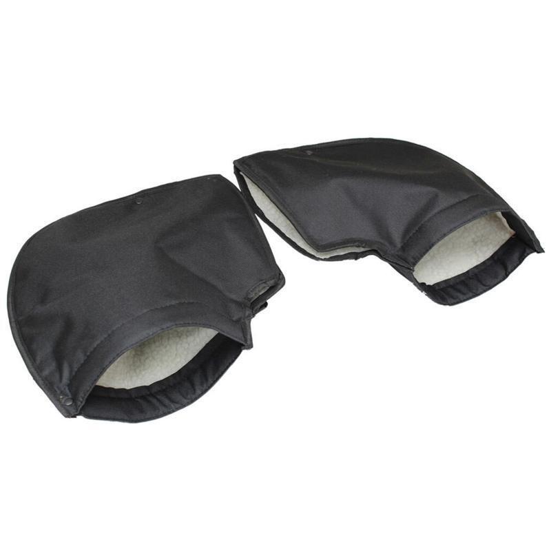 Motorcycle Riding Waterproof Handlebar Gloves Hand Fur Muffs Winter Thermal Warm