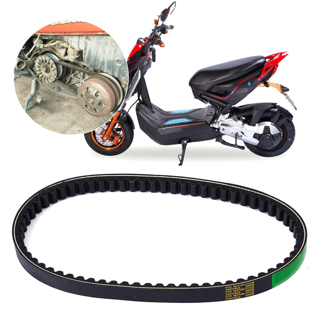 Drive Belt 6691830 Fit for 50cc GY6 4 Stroke Engine Scooter Moped Taotao Sunl Li