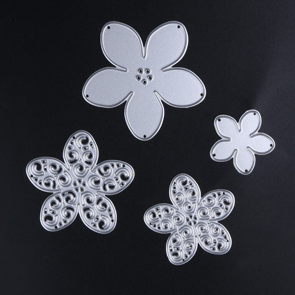 Metal 4 size Flower Cutting Dies Stencils for DIY Scrapbooking/photo album