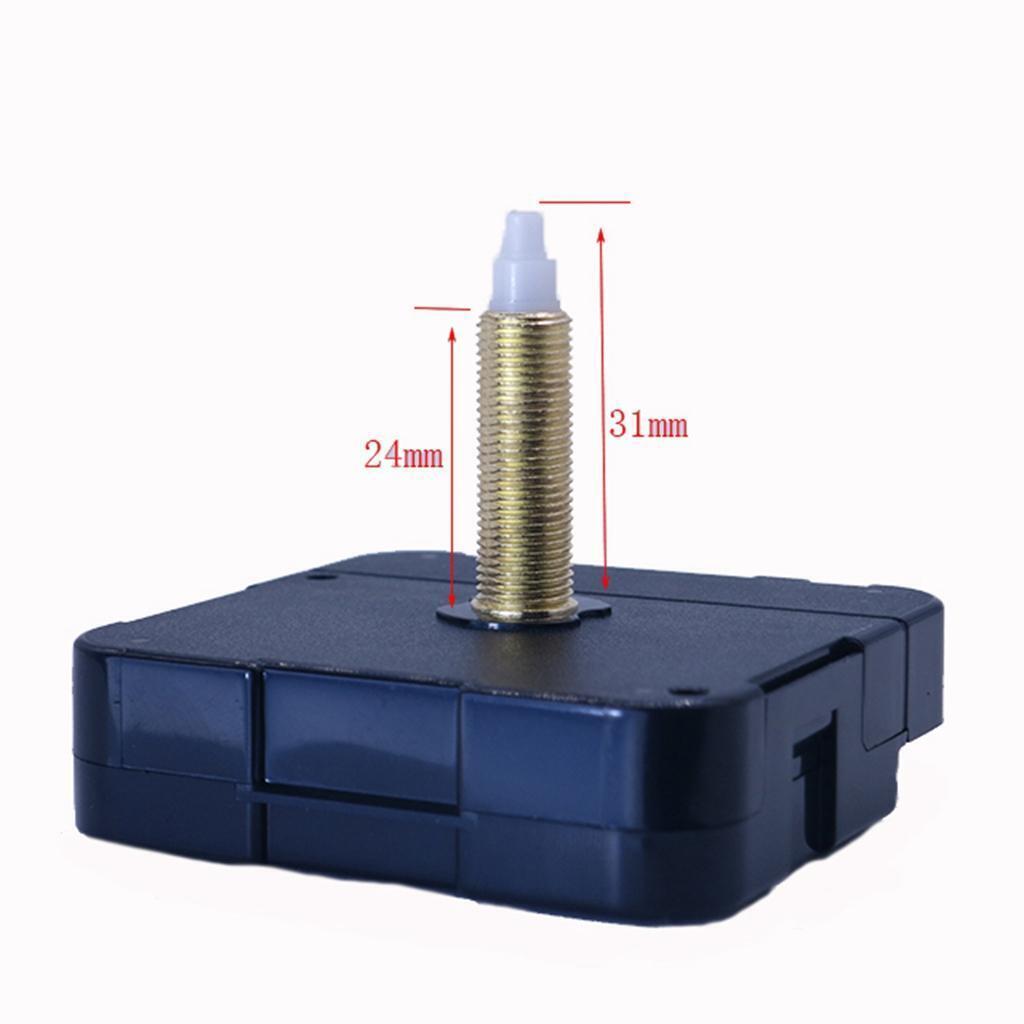 HR1688-31 Wall Clock Movement Mechanism Black DIY Replacement Part Set