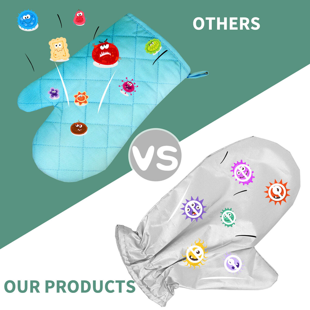 Garment Steamer Ironing Gloves Anti Steam Mitt Heat Resistant Waterproof