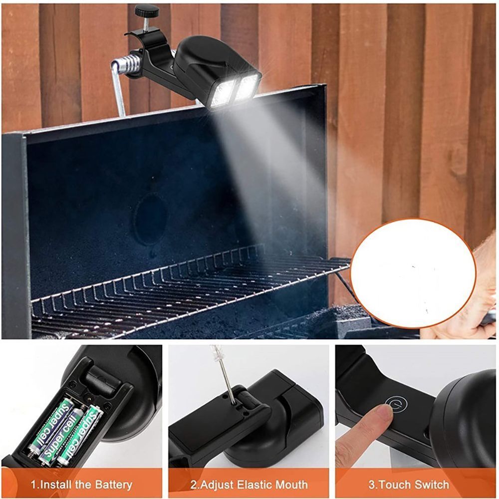 Camp Outdoor Accessories Grilling Tools Grill Light Barbecue Lamp Flashlight