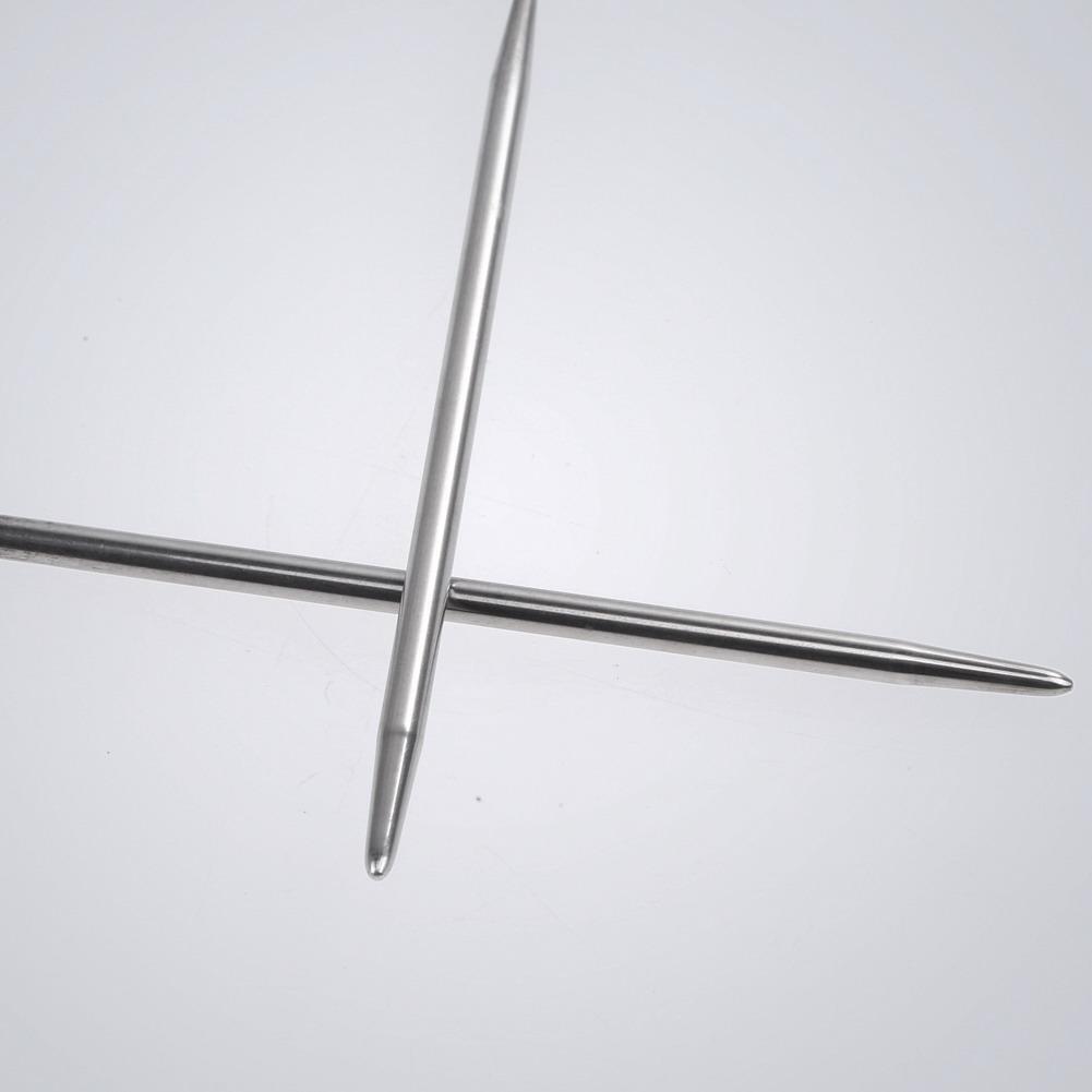 11pcs 26" 65cm Stainless Steel Circular Knitting Needles Size 6-16