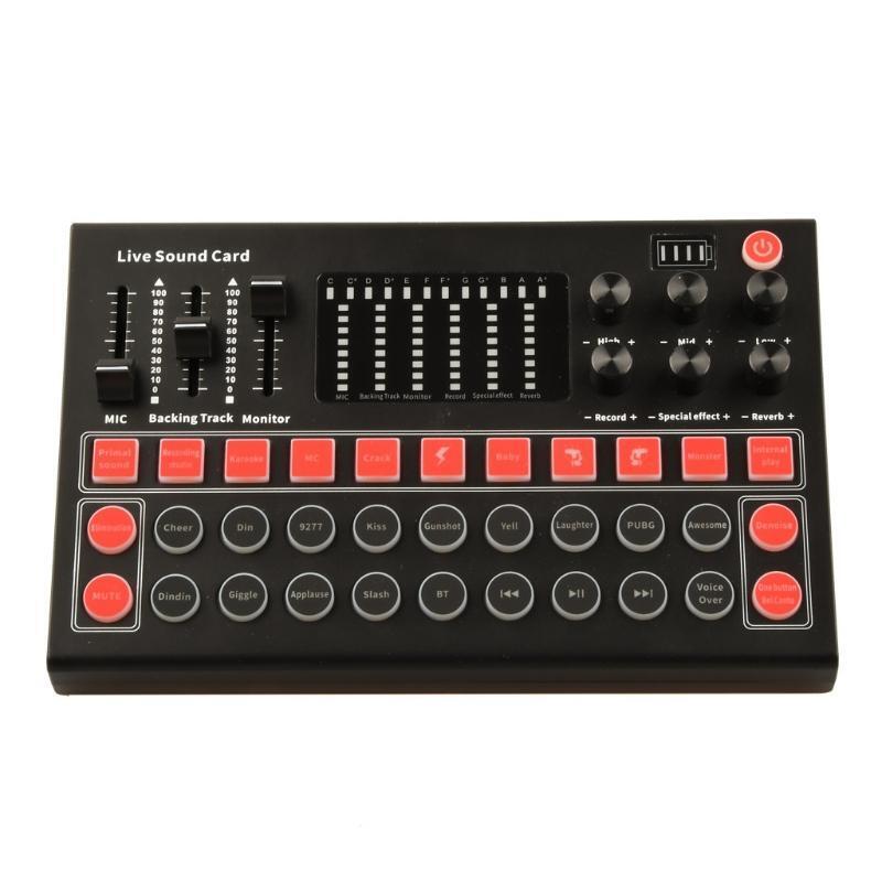 Microphone Sound Mixer Sound Card Audio Mixing M9 Sound Card Console Amplifier