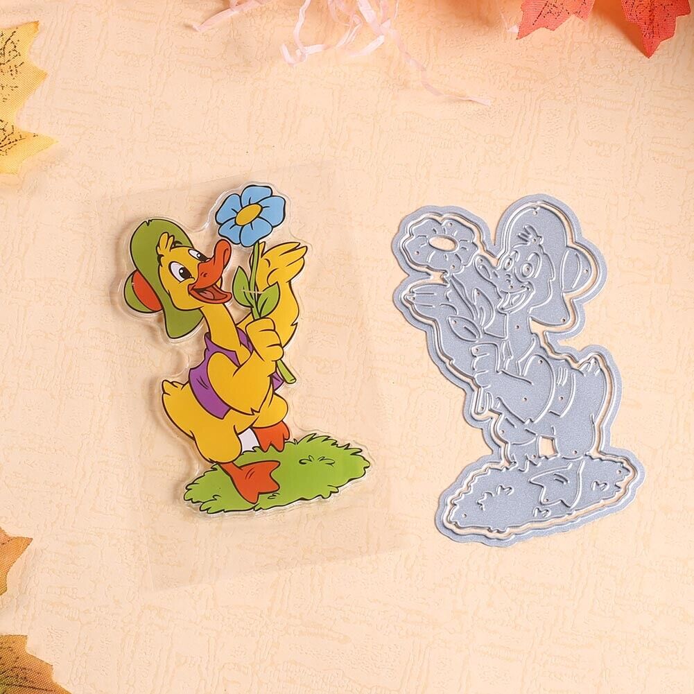 Duck Embossing Cutting Dies Stencils Seal Scrapbooking Album DIY Decor Gift
