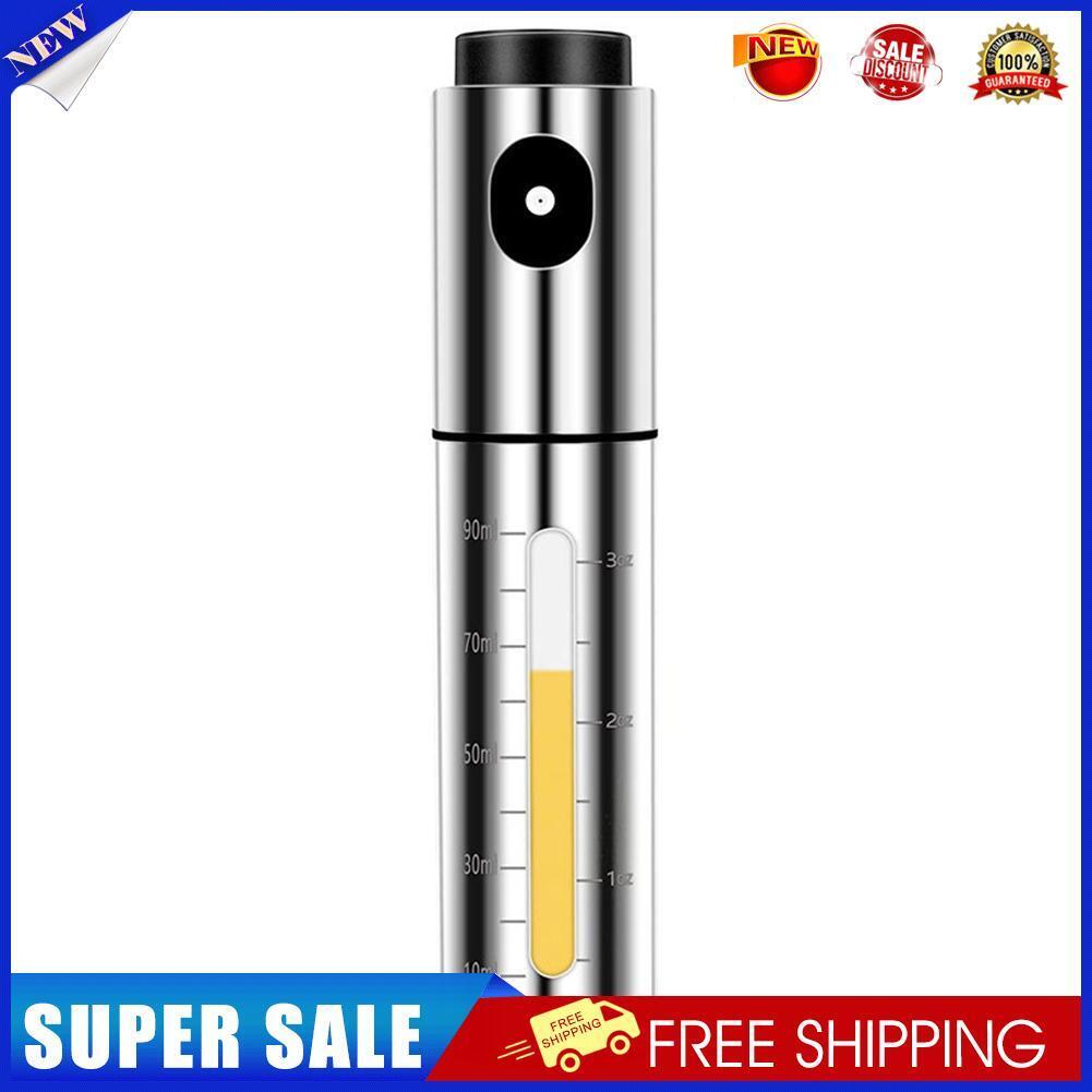 304 Stainless Steel Oil Spray Bottle Barbecue Seasoning Bottle With Scale