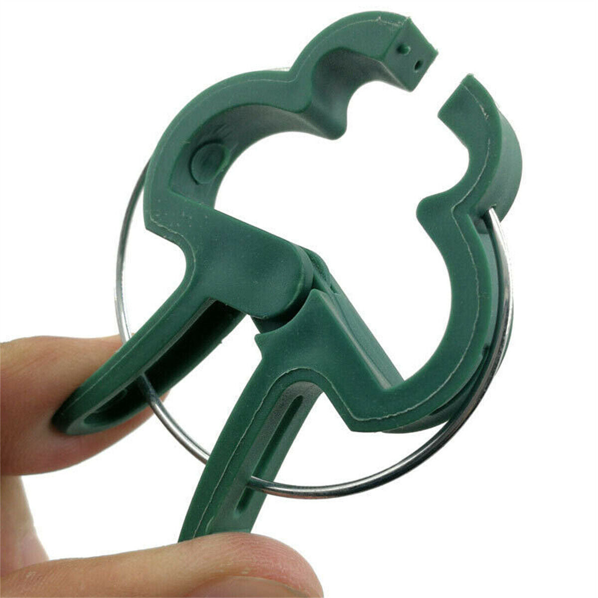 30X Garden Plant Clips Tomato Tie Stem Orchid Support Weatherproof Grow Training