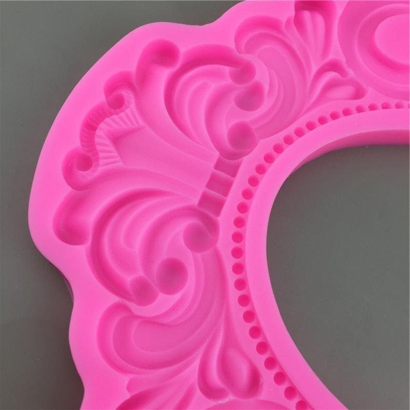 DIY Frame Silicone Chocolate Moulds Pastry Cake Decorating Gadgets Fondant Molds