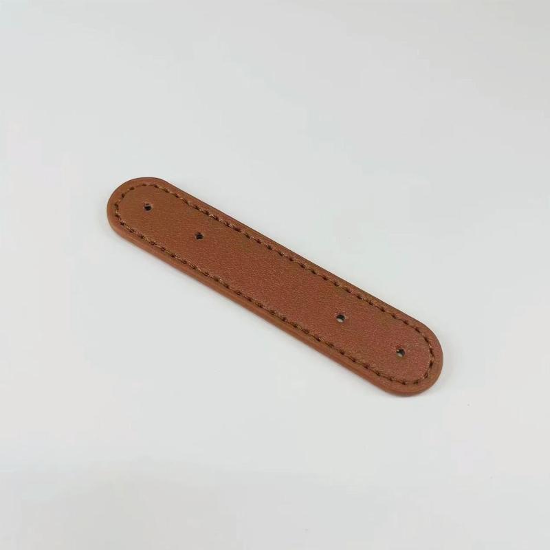 2pcs PU Leather Bags Handles Handbag Making Kits DIY Knitting Crochet Bag Handle