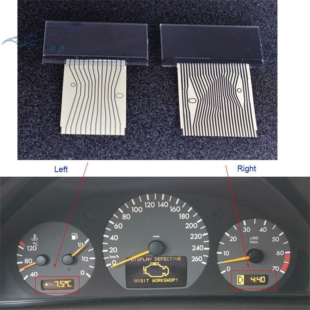 2 Pcs Dash Instrument LCD Screen For Mercedes C-Class E-Class W208 CLK W210 SLK