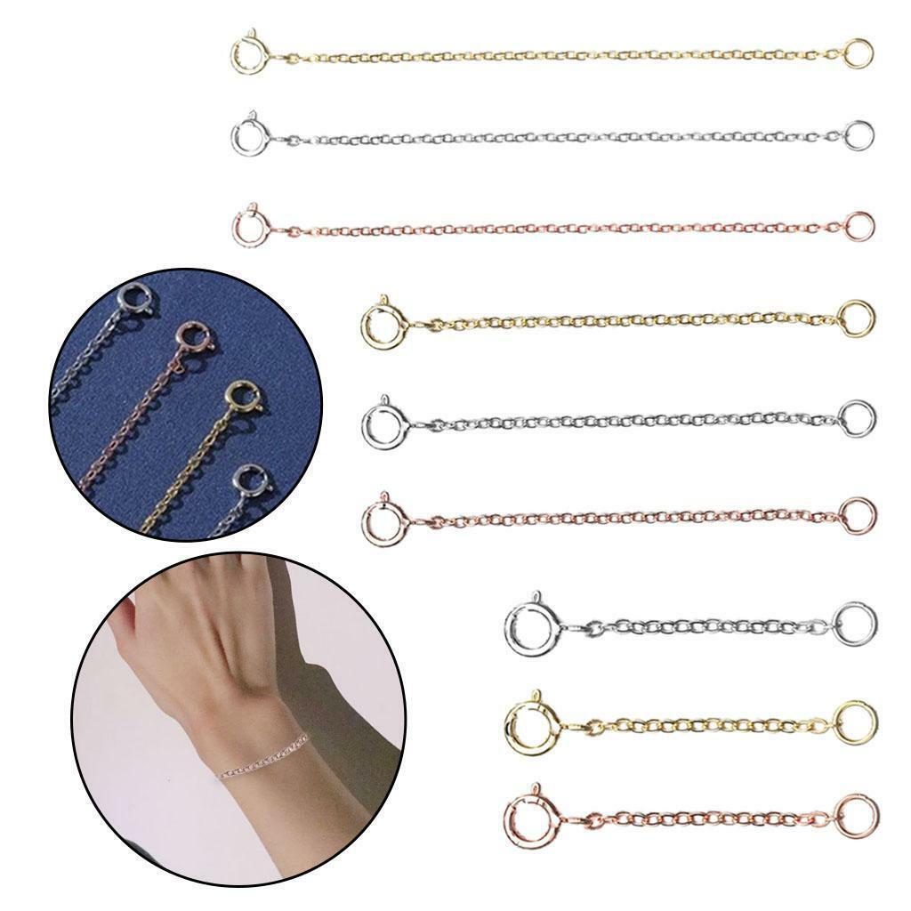 9Pcs Chain  DIY Jewelry Making Findings Birthday Gifts Necklace