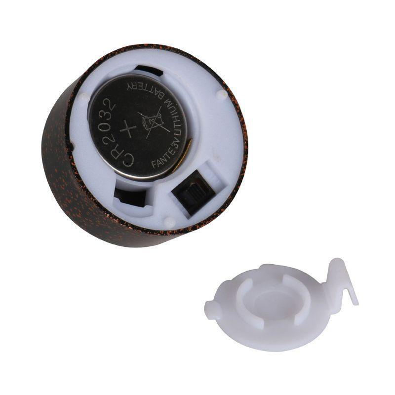 12 Pcs Plated Black Candles Battery Operated Tea light Flameless LED Electronic