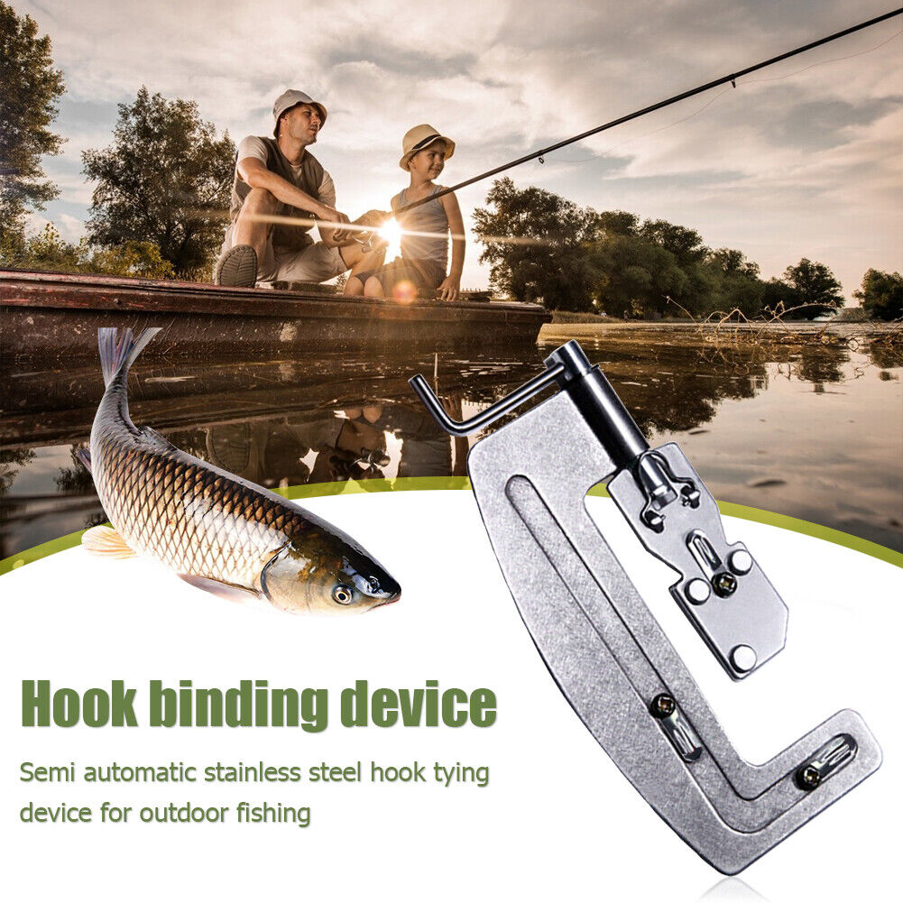 Portable Quick Knot Fishing Device Manual Tying Line Hook Fishhook Fixator
