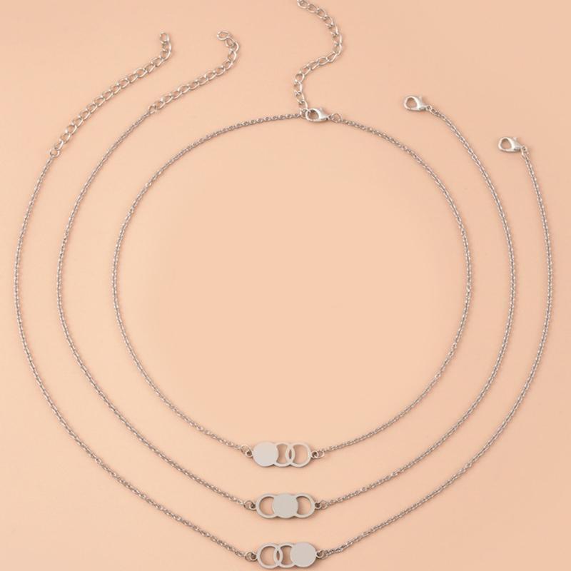 Soul Sister Expandable Necklace Heart Link for Women Friends Lover Family Gift