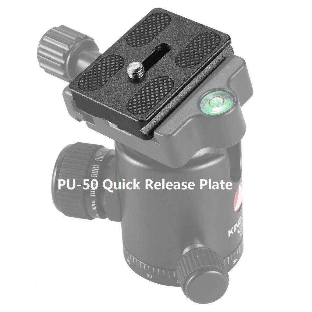 3x PU-50     QR Clamp 50mm for DSLR Camera Tripod Ball Head