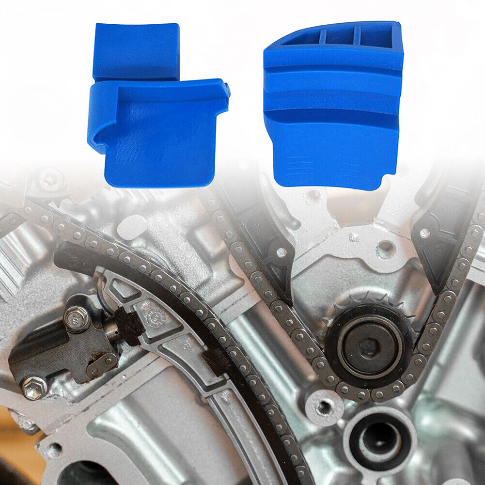 2x Stretch Auxiliary Ribbed Drive Belt Removal Pulley Installation Aid Blue