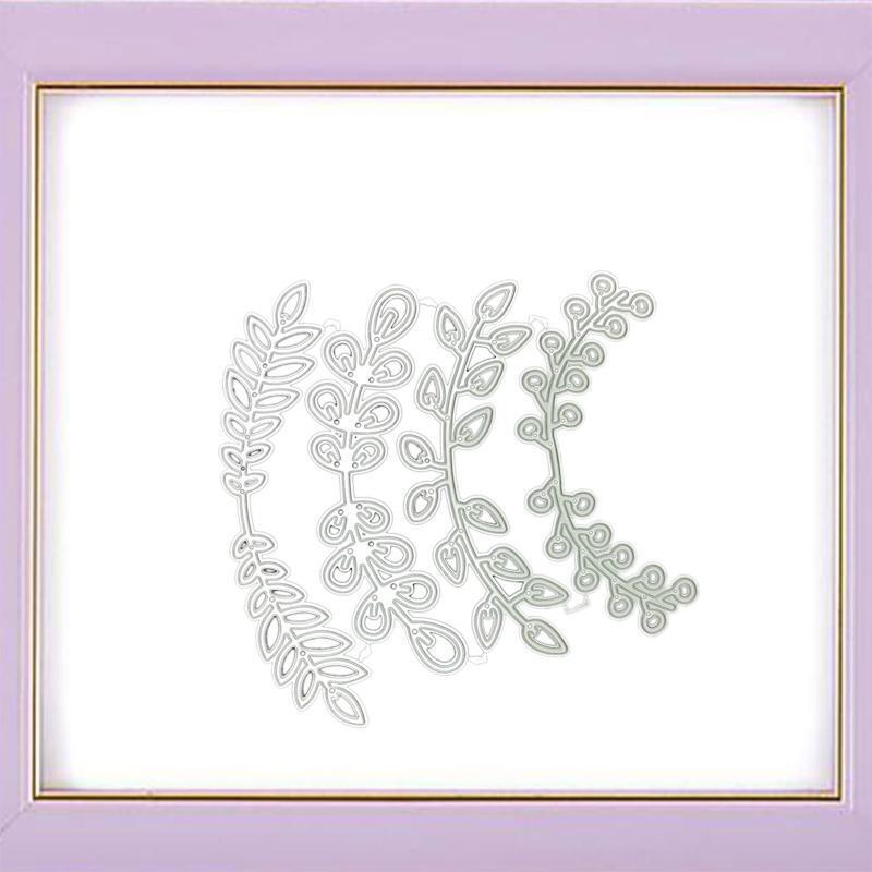 Branch Leaves Cutting Dies Photo Album Decoration Family Together Party Diary